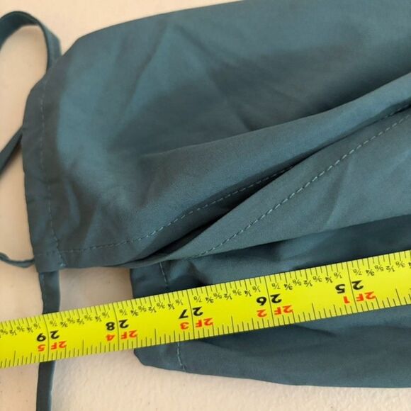 Halara Pants Women's Small Blue Lightweight Tie Straight Athletic Casual - Picture 8 of 8